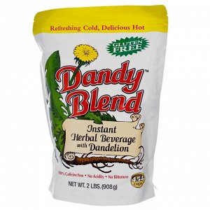 Dandy Blend, Растворимый травяной напиток с одуванчиком, без кофеина, 2 фунта (908 г)