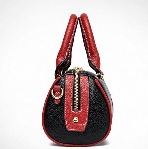 Женская повседневная сумка из эко кожи с регулируемым ремешком, цвет черный