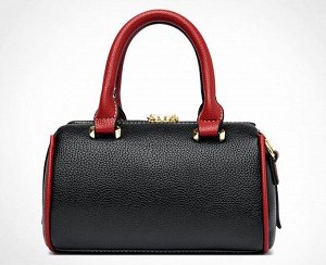 Женская повседневная сумка из эко кожи с регулируемым ремешком, цвет черный