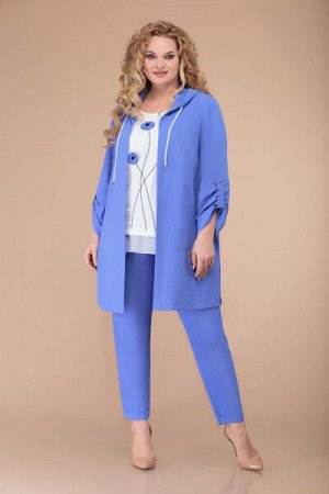 Блуза, брюки, кардиган  Svetlana-Style 1527 голубой