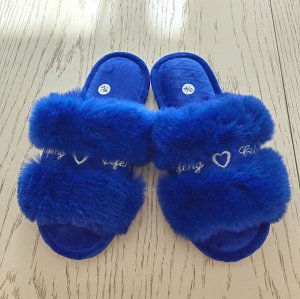 Тапочки женские цвет синий