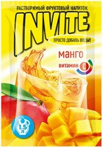 Растворимый напиток со вкусом манго INVITE / Инвайт 9 гр