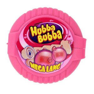 Жевательная резинка со вкусом бабал гам Hubba Bubba Mega Long Bubbl Gum / Лента Хубба Бубба рулетка 56 гр