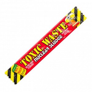 Кислая жевательная конфета Toxic Waste Nuclear Sludge Bar / Токсик Вест со вкусом вишни 20 гр