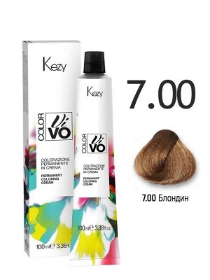 Краска для волос Кейзи 7.00 Kezy Color Vivo Блондин 100 мл Кези