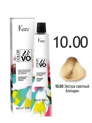 Краска для волос Кейзи 10.00 Kezy Color Vivo Экстра светлый блондин 100 мл Кези
