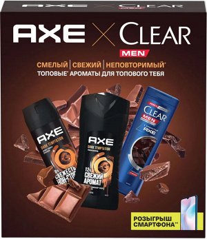 Подарочный набор AXE+CLEAR DARK TEMPTATION