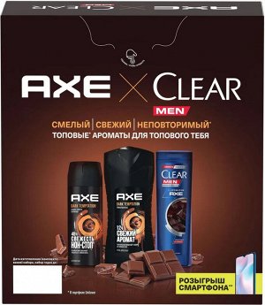 Подарочный набор AXE+CLEAR DARK TEMPTATION