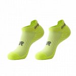 Спортивные короткие носки, с буквенным принтом, эластичные, дышащие, зеленый