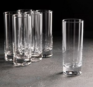 Набор стаканов для сока, 6 шт, 215 мл, стекло, SIDE