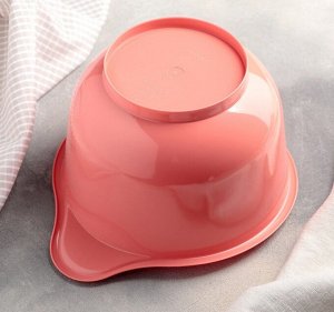 Миска для миксера, 2,6 л, пластик, цвет в ассортименте, МАДЕНА
