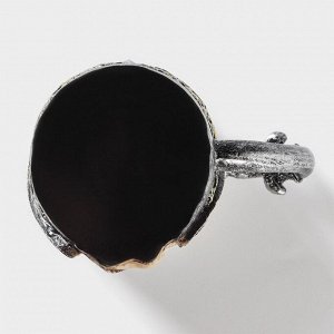 Кружка из нержавеющей стали «Череп. Хэллоуин», 400 мл, цвет серебряный