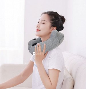 Надувная подушка-массажер MDHL Portable Inflatable U-Shaped Pillow