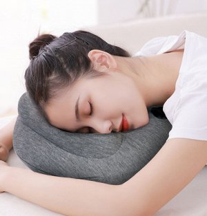 Надувная подушка-массажер MDHL Portable Inflatable U-Shaped Pillow