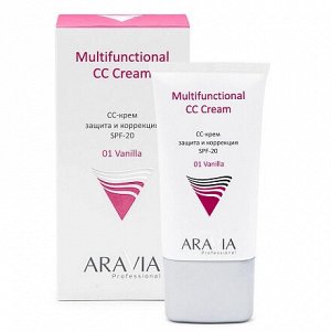 ARAVIA Professional СС-крем защитный SPF-20 Vanila 01 50 мл