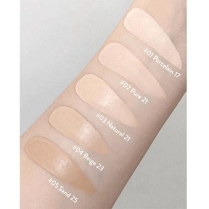 Стойкий тональный кушон с полуматовым финишем Rom&nd Nu Zero Cushion SPF24 / PA++ #03 Natural 21, 15гр