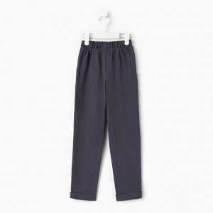 Пижама для мальчика (футболка, брюки) MINAKU цвет графит, рост 134