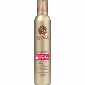 Совелл, Мусс для волос SOWELL Ultimate Protection 200мл Максимальная защита и идеальная укладка сильная фиксация