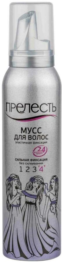Мусс для волос ПРЕЛЕСТЬ 4 160мл сильная фиксация