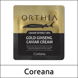 Антивозрастной крем с экстрактом икры и золотого женьшеня Coreana Orthia Gold Ginseng Caviar Cream