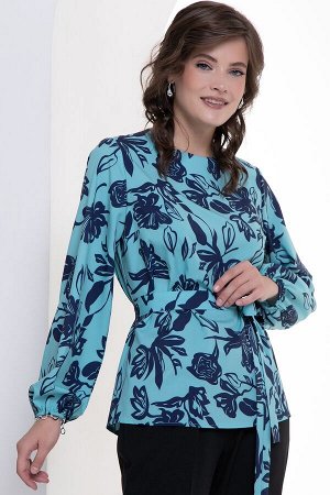 Блуза Виктория Люкс (цветы)