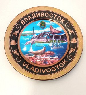 Тарелка-деколь Владивосток Океанариум 13 см