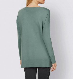 Пуловер, цвета изумруда