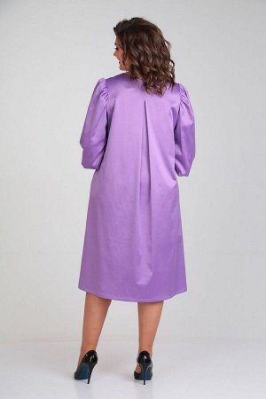 Платье Цвет: фиолетовый
Сезон: Демисезон
Коллекция: Праздничная
Стиль: Нарядный
Материал: атлас
Комплектация: Платье
Состав: хлопок 30%, вискоза 45%, полиэстер 25%

Нарядное женское платье, выполнен