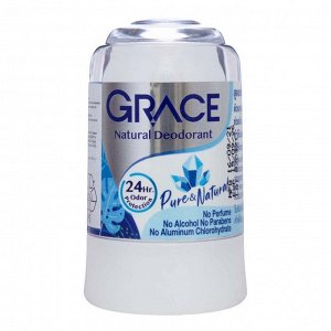 Дезодорант GRACE "Pure and Natural" кристаллический квасцовый стик 40 г