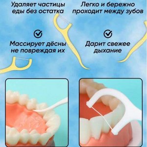 BIG SMILE Зубная нить с зубочисткой, грепфрукт