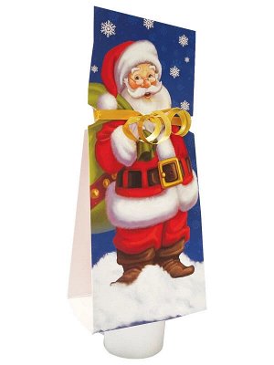 LISS KROULLY Подарочный набор новогодний NG-2303 Санта (крем для рук питательный), 75 мл/18 шт