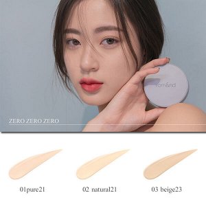 Тональный кушон с нейтральным финишем Rom&nd Zero Cushion SPF20 / PA++ #02 Natural 21, 14гр