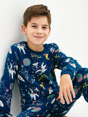 KOGANKIDS Пижама для мальчика, синий набивка