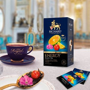 Чай Richard Energy Tea 1,5*20пак. чёрный ароматизированный