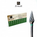 ZeNail Фреза ТВС (твердосплавная) L330 для левшей ФН фабричные 1 шт.