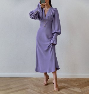 Платье женское с длинным рукавом