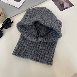 Капор унисекс, вязанный, демисезонный