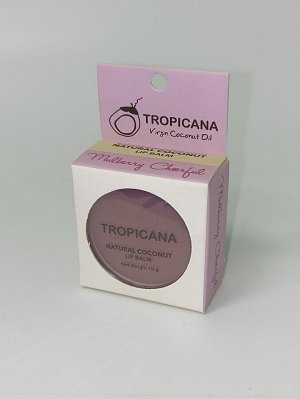 Tropicana Бальзам для губ с ароматом гранат 10 гр.lip balm "Banana Happy"
