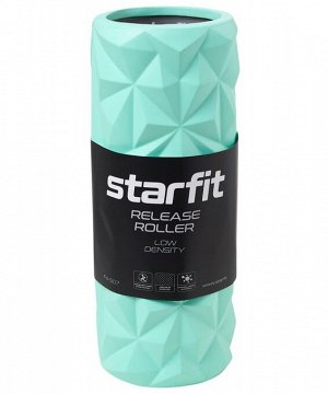 Ролик массажный STARFIT низкая жесткость мятный/серый 32,5х12,5 см
