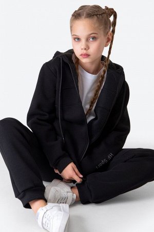 Теплый детский костюм из футера трехнитки с начесом Happyfox