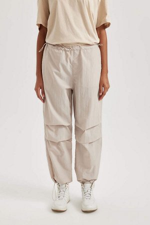 DeFactoFit Длинные брюки стандартного кроя с карманами и эластичной окантовкой