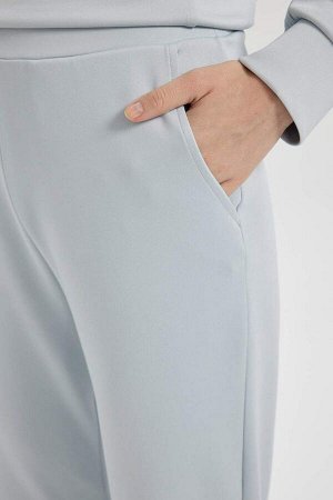 DeFactoFit Короткие тканевые спортивные штаны для дайвинга со стандартным кроем и карманами