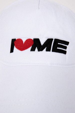 Женская кепка с принтом I Love Me