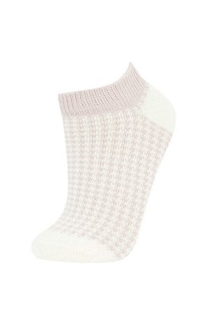 Женские носки-пинетки из 2 предметов из хлопка
