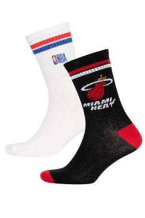 Мужские хлопковые длинные носки NBA Current Teams (2 пары)