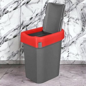 EcoNOVA КОНТЕЙНЕР ДЛЯ МУСОРА  &quot;SMART BIN&quot; 25Л (Красный)