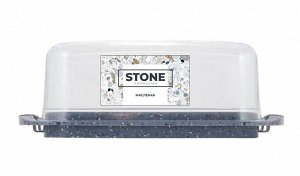 Масленка, пластик, темный камень, SUGAR&SPICE Stone