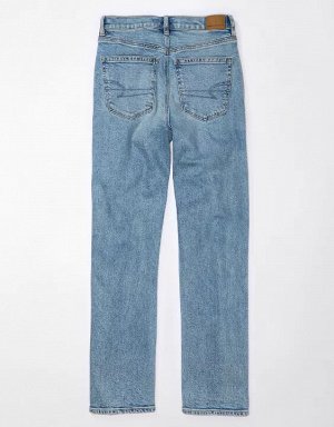 Strigid Super High-Waisted Baggy Straight Embellished Jean