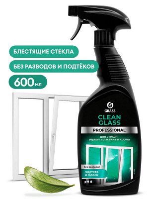 Очиститель стекол и зеркал "Clean Glass" Professional 600 мл