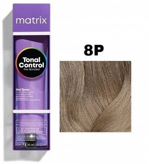 Матрикс Гелевый тонер с кислотным РН для волос 8Р Светлый Блондин Жемчужный Matrix Tonal Control 90 мл